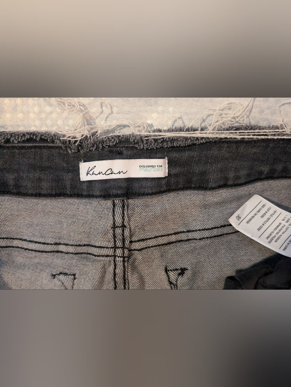 Kancan Women’s Gray Denim Jeans - Exclusive for Maurices